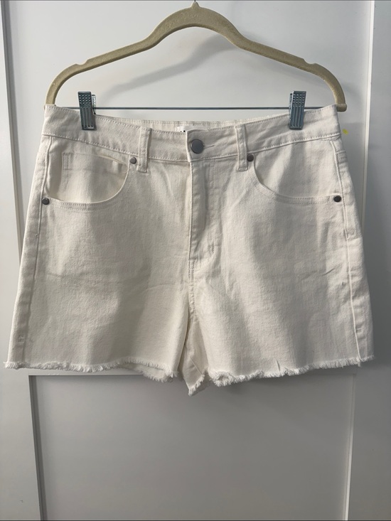 Abound Pants - Abound (Nordstrom) White Raw-Hem Denim Shorts
